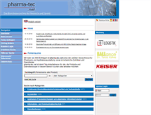 Tablet Screenshot of pharma-tec.net